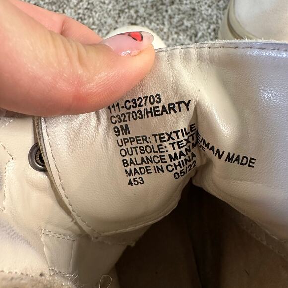 CLIFFS BY WHITE MOUNTAIN Women's Hearty Combat Boot Size 9M In Winter White - Picture 4 of 7